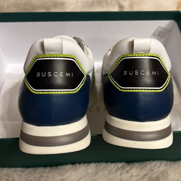 New $495 Buscemi kids shoes size 29 white trio - Picture 5 of 12